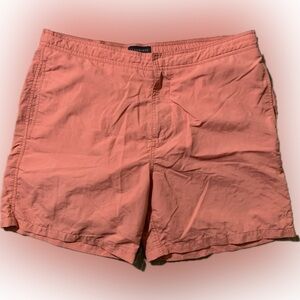 All Saints coral salmon dark pink swim trunks
